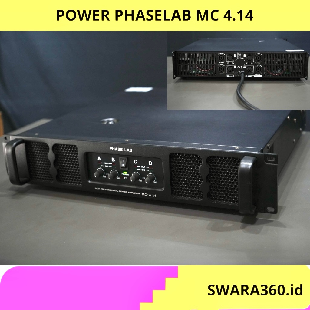power amplifier Phaselab MC 4.14