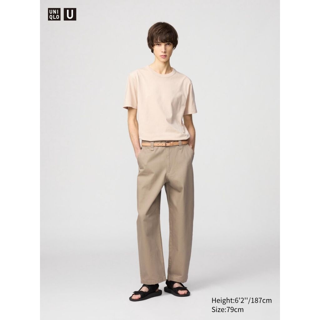 Uniqlo pants chino fit lebar New Original
