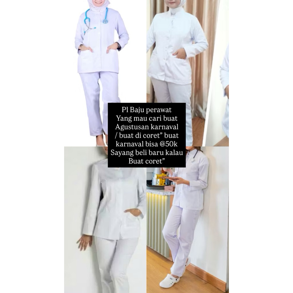 PRELOVED BAJU PERAWAT/BIDAN 1 STEL