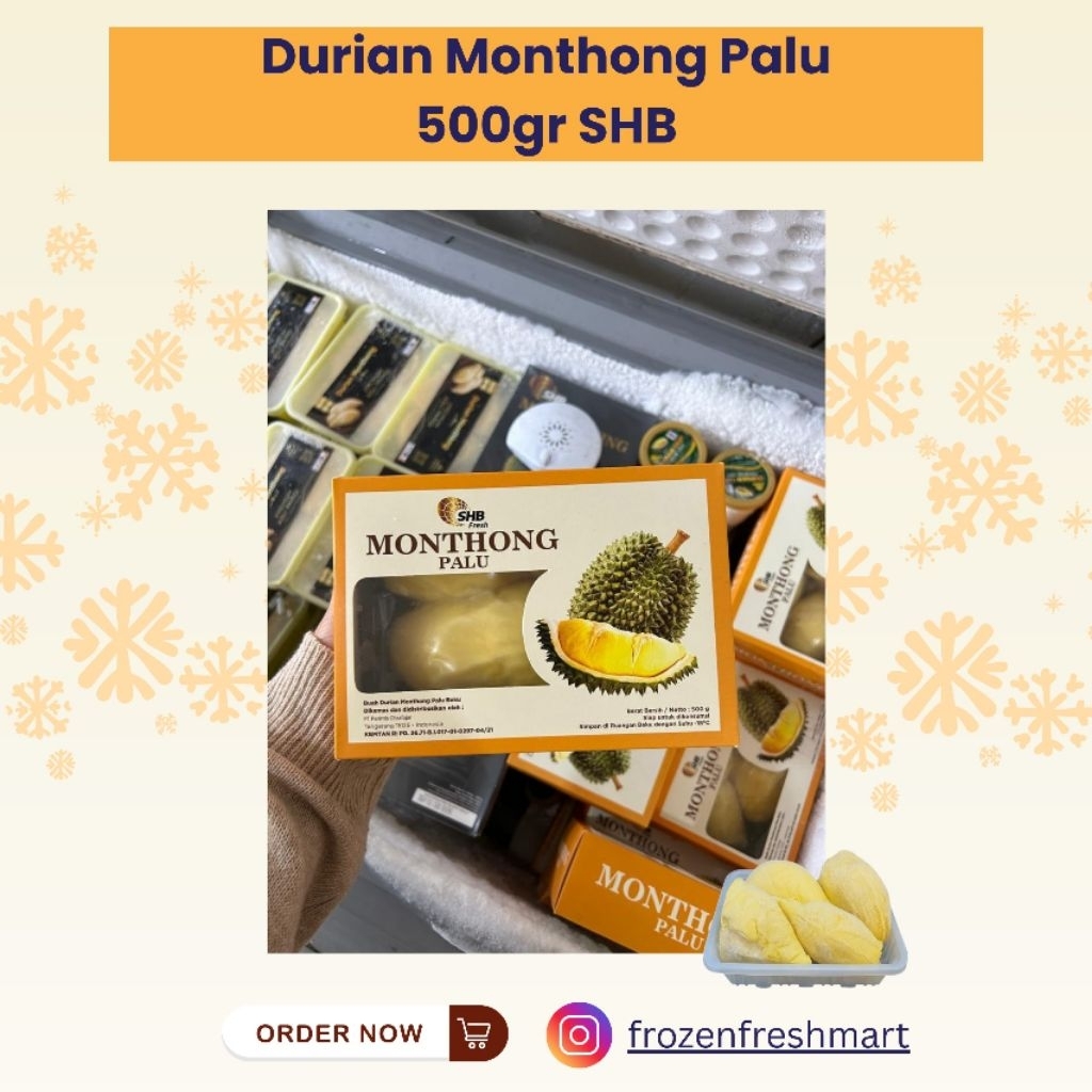 

Durian Monthong PALU 500 gr SHB