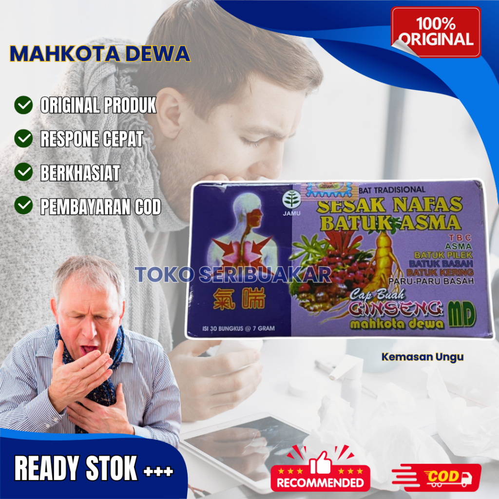 

Mahkota Dewa Herbal Sesak Nafas Original