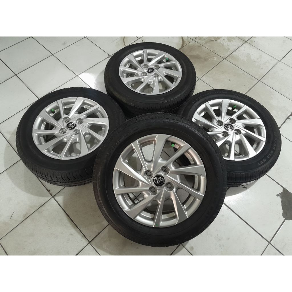 Velg pelek mobil Second murah oem Toyota new Agya ring  14