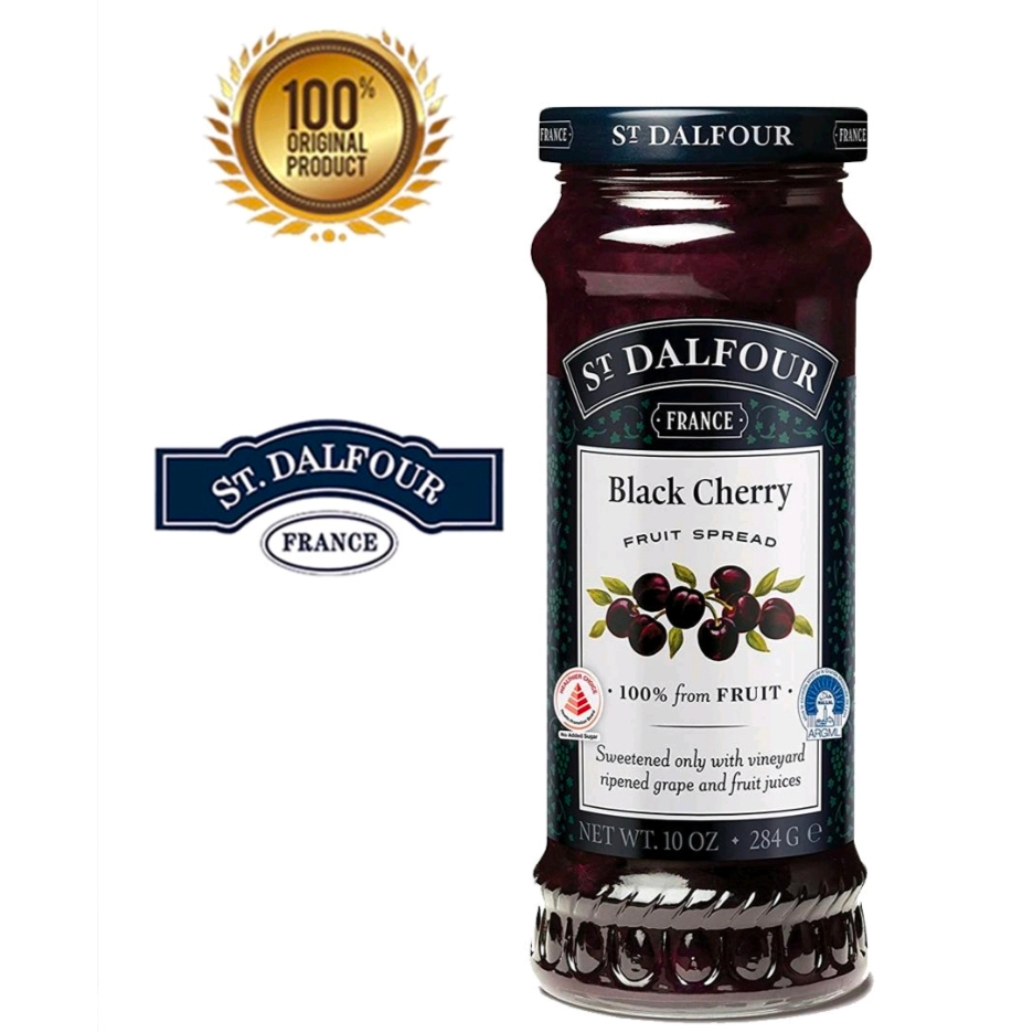 

Selai St. Dalfour rasa Black Cherry 284 Gram