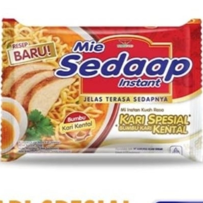 

Mie Sedaap Mie Instan Kuah Rasa Kari Spesial Kemasan isi 75 gram