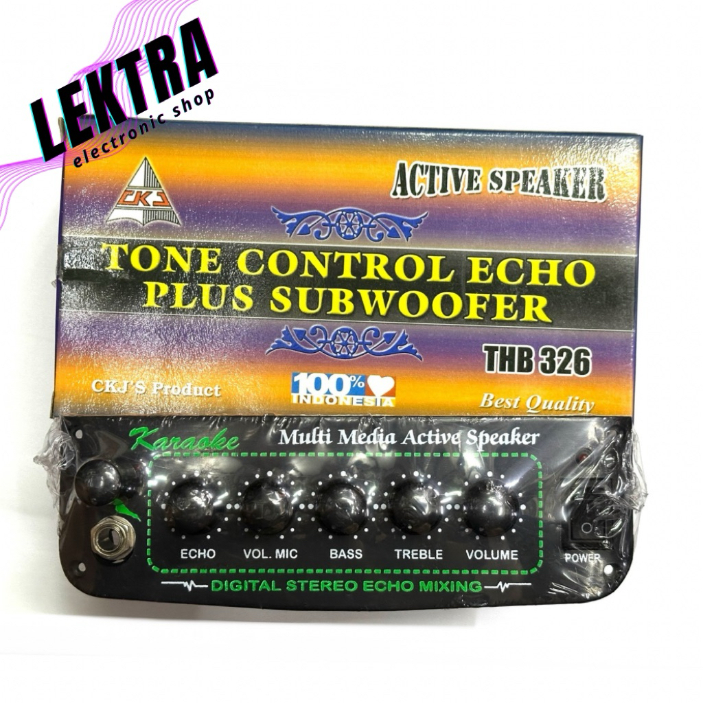 Kit THB 326 Tone control Echo plus Subwoofer Active Speaker CKJ