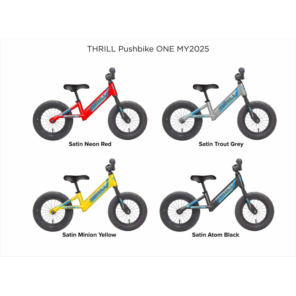(BTM) Push Bike Balance Bike THRILL ONE Sepeda Keseimbangan Anak