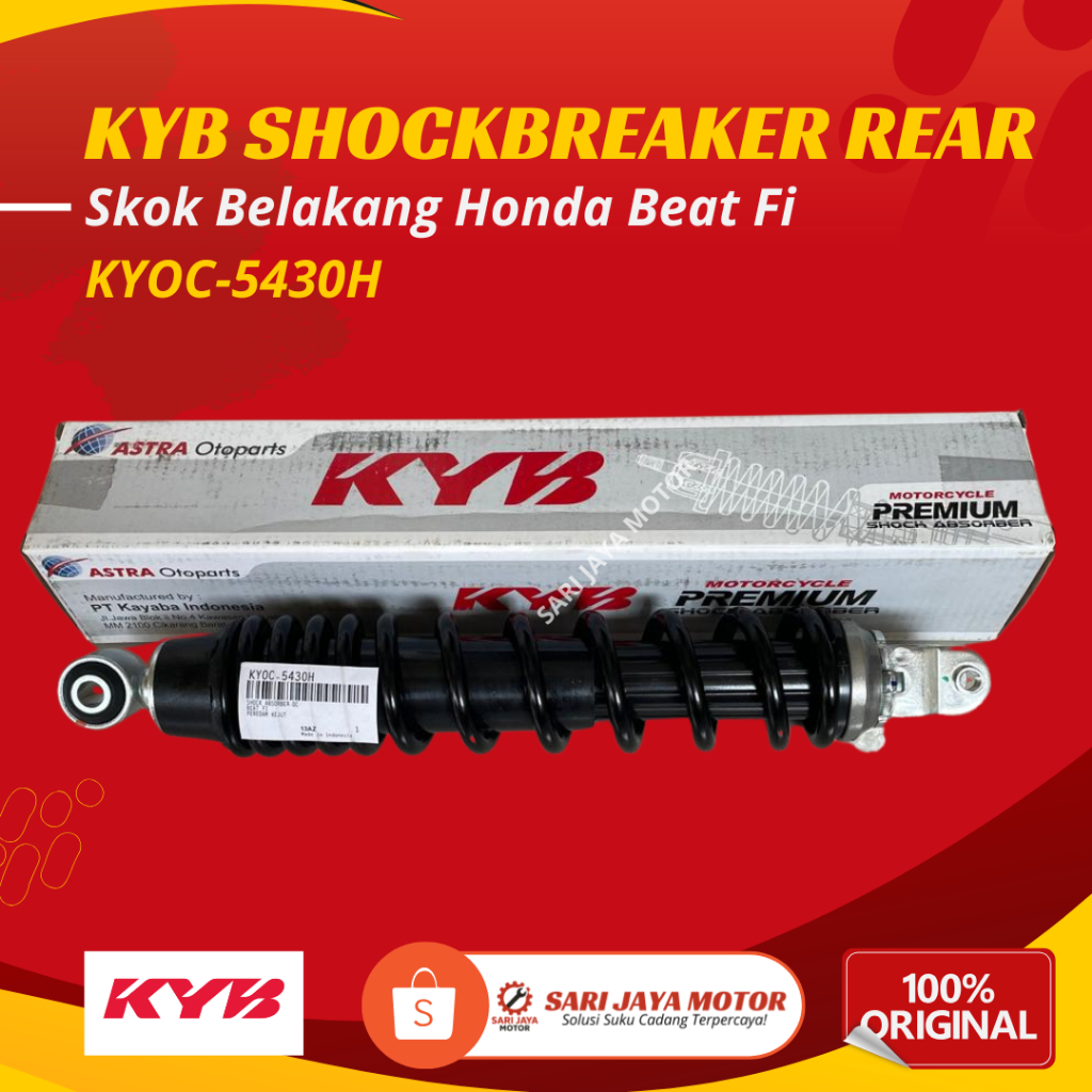 Shockbreaker Belakang KYB KYOC-5430H Honda Beat FI Original Skok Kayaba
