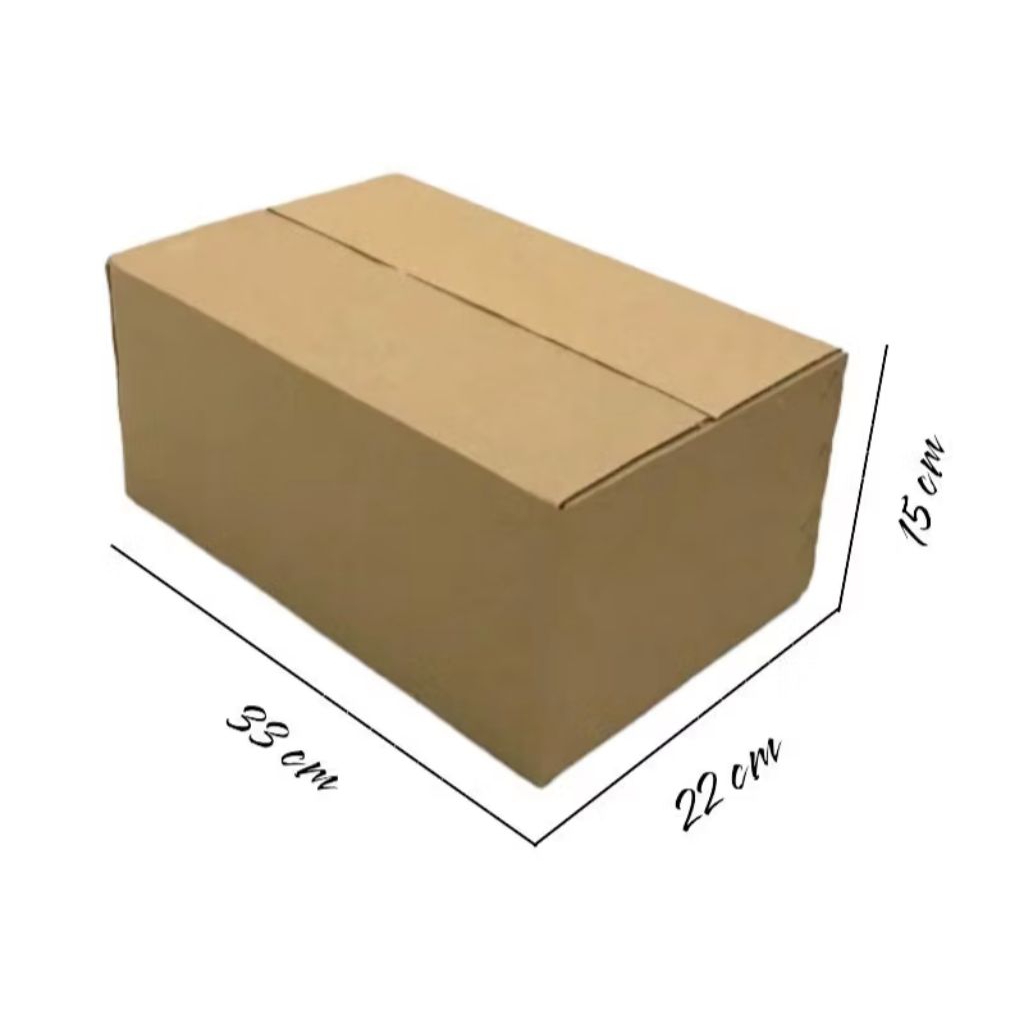 

Kardus karton uk. 33x22x15 cm... single wall model indomie