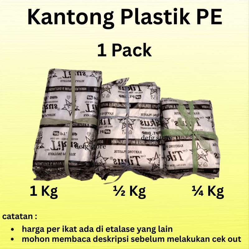 Kantong Plastik PE Tikus Hitam