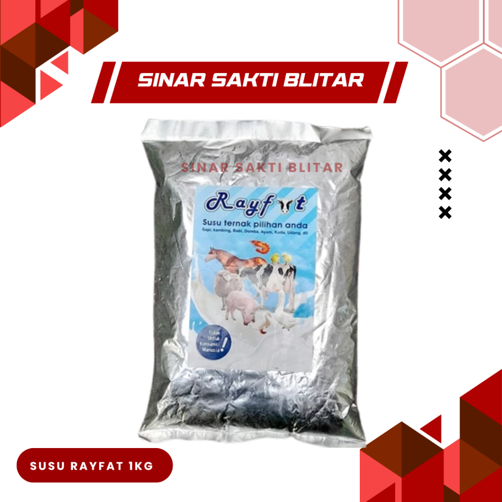 

SUSU TERNAK RAYFAT SUSU RAYFAT 1KG - Untuk Segala Jenis Ternak | susu voil | susu skim | susu foil | susu ternak