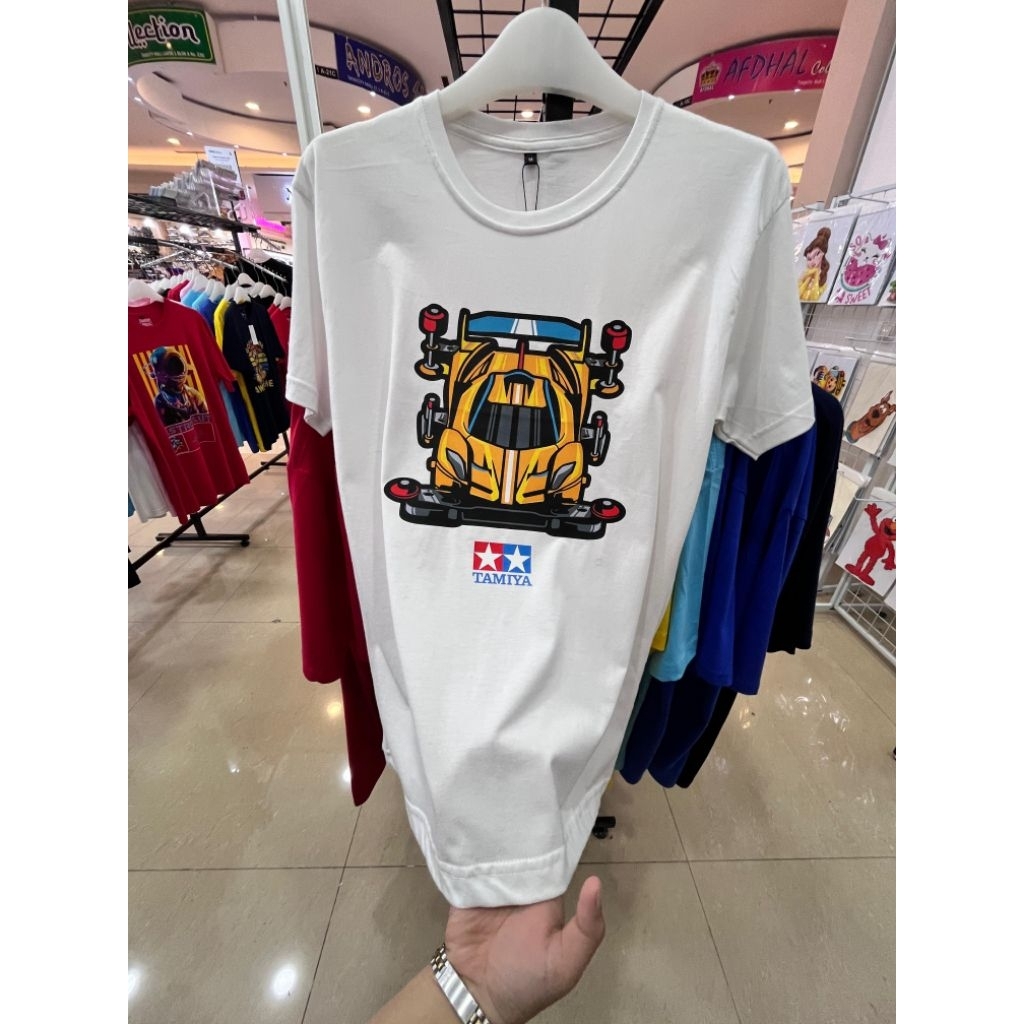 KAOS TAMIYA SABLON DTF BAHAN 100% KATUN (bisa custome atau request)