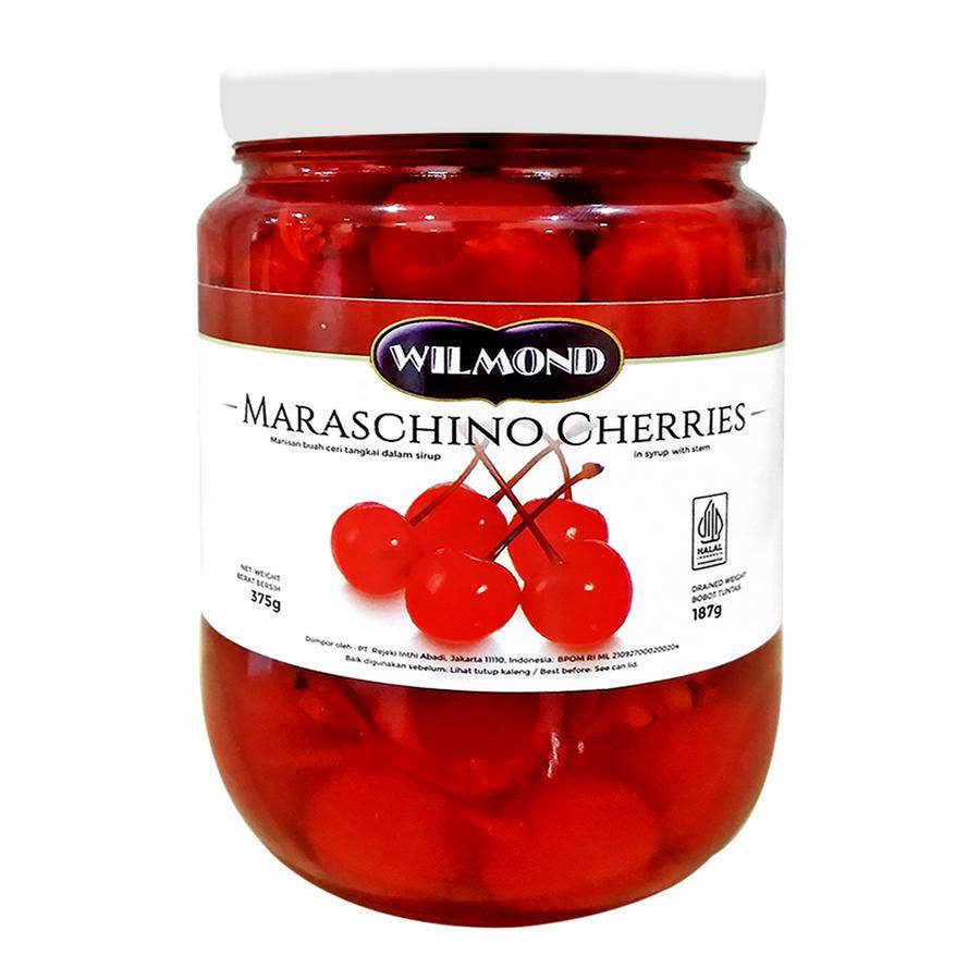 

Cherry merah tangkai wilmond 375gr-Buah ceri segar