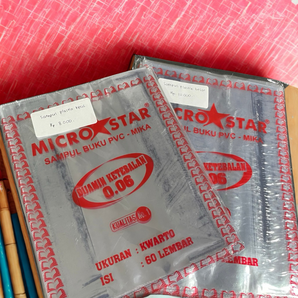 

Sampul Bening / Sampul Buku Tulis Micro Star