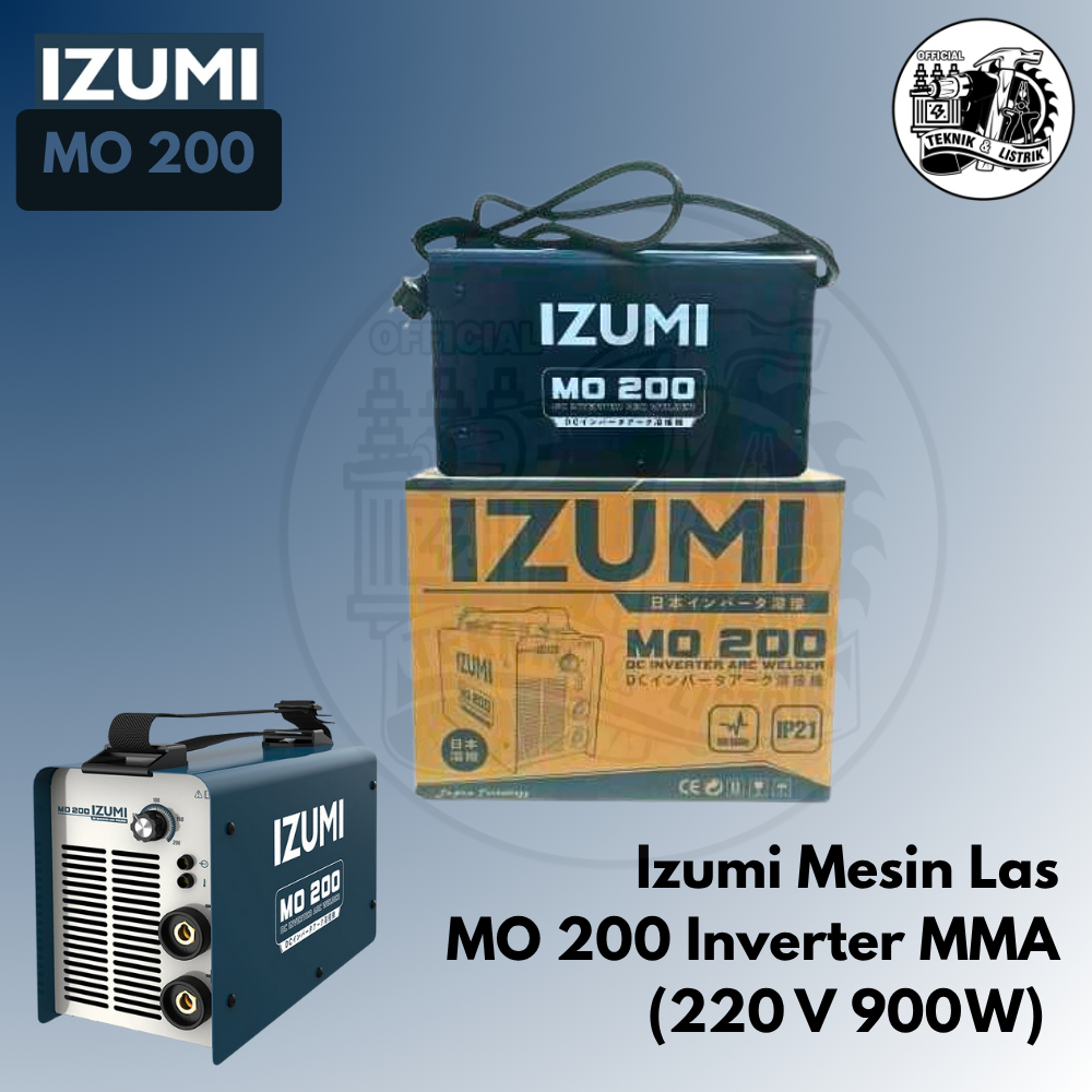 Mesin Las Inverter IZUMI MO200 Travo Las Listrik 900 Watt
