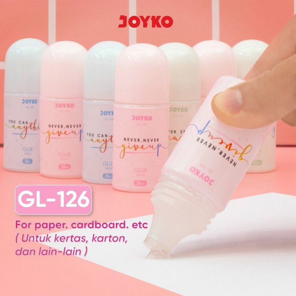 

(1pc) Liquid Glue Lem Kertas Cair Joyko GL-126 35ml