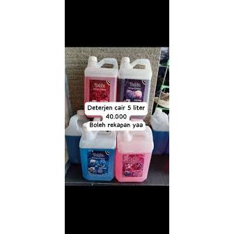DETERGENT CAIR 5 LITER / RINSO CAIR 5 LITER / DETERGENT REPACK 5 LITER