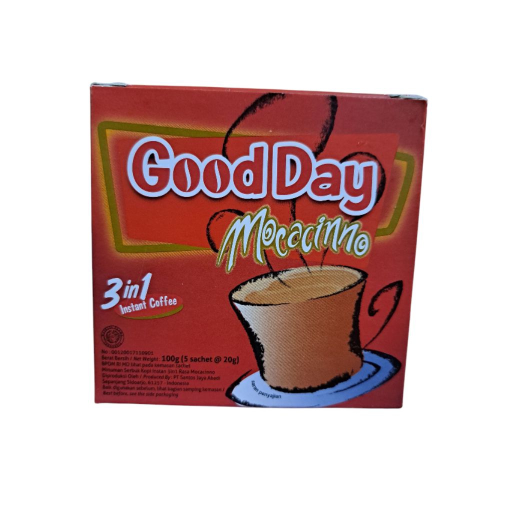 

good day mocacino 100g(5 saschet @20g)
