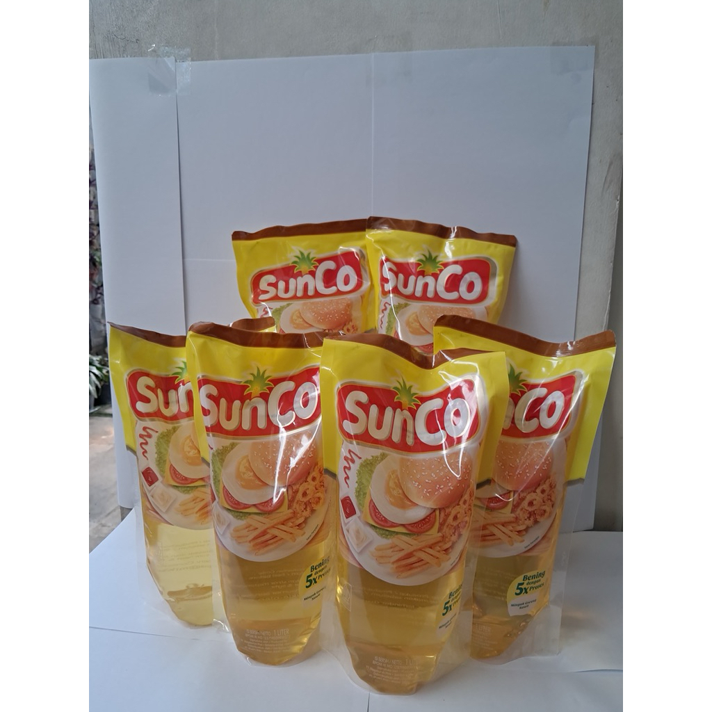

Minyak Goreng 6 pcs (1 Liter) Sunco Bimoli Rose Brand Mamayo Family Sania 1 Liter
