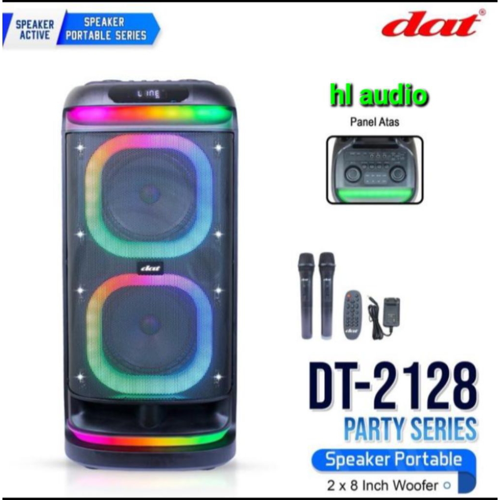 SPEAKER PORTABLE DAT DT- 2128 PARTY SERIES NEW MODEL DT2128