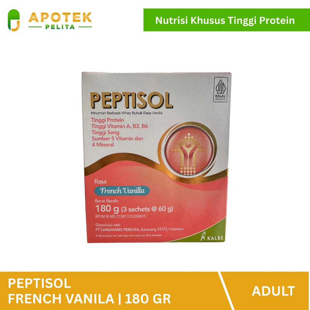 

Peptisol Vanila/Cokelat 180 Gram - Susu Tinggi Protein Pemulihan Pasca Sakit