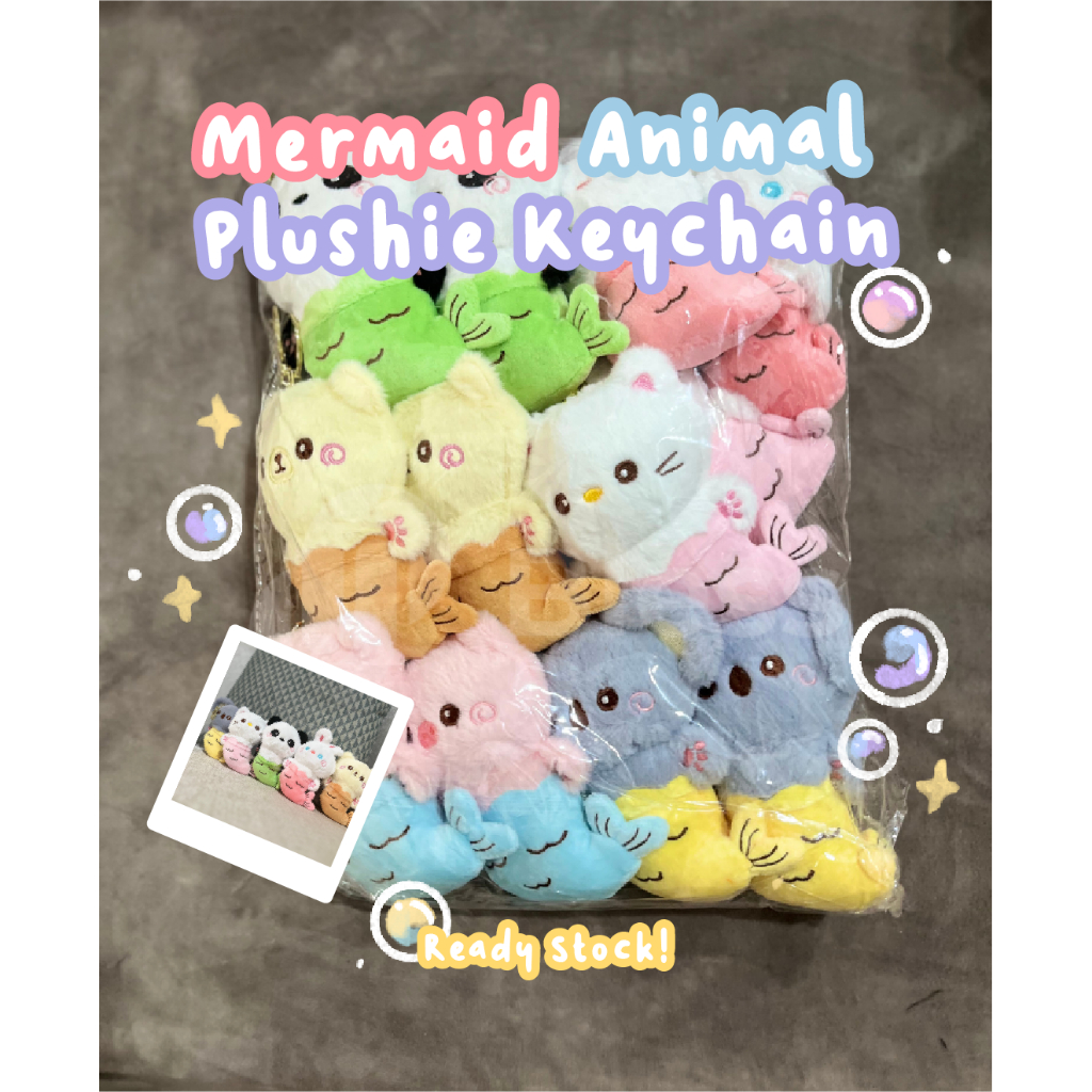 Grosir gantungan kunci animal mermaid Bless toys gantungan kunci karakter gantungan kunci hewan lucu