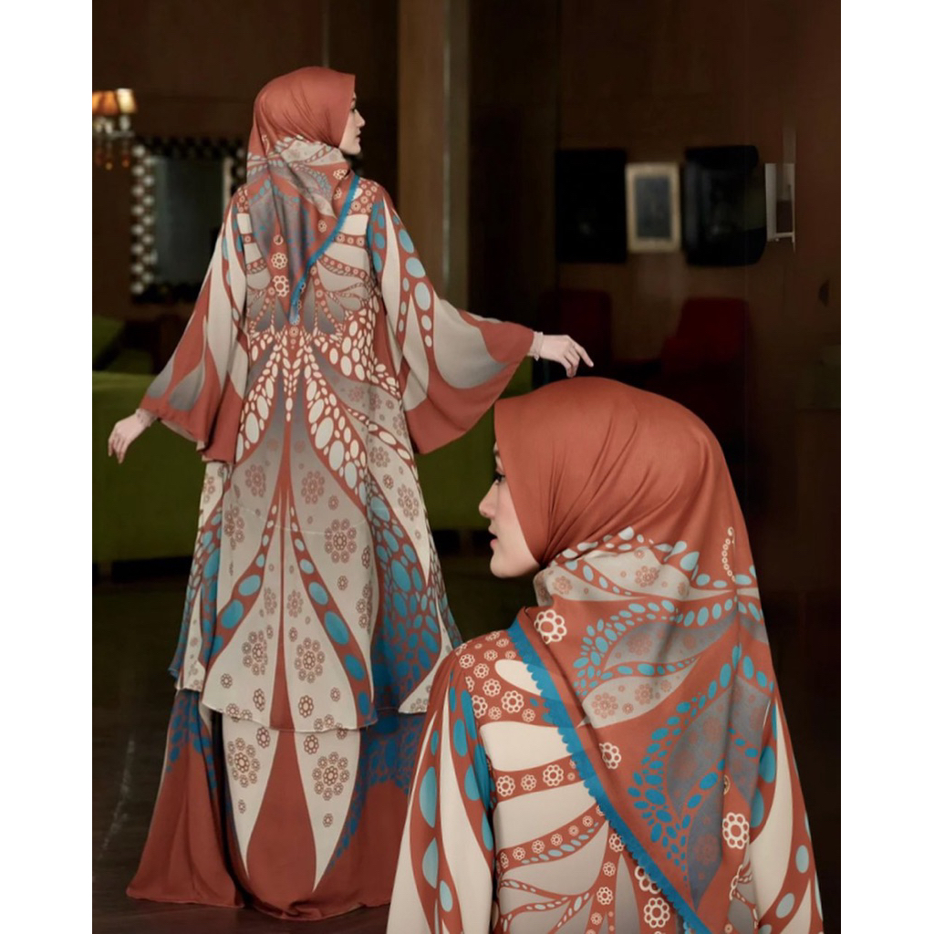 DRES BUTERFLY DRESS DUAI FAV/GAMIS MODERN MUSLIMAH/DRESS MUSLIMAH  TERBARU