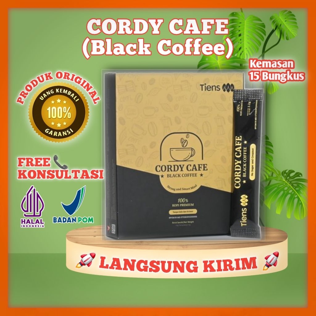 

Codry Cafe Black Coffe Herbal Tiongkok TCM China