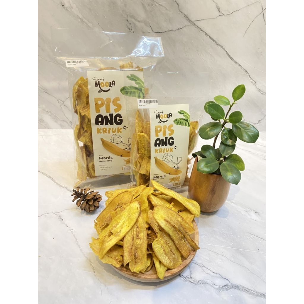 

Snack Moola Pisang Kriuk - 100gr & 250gr