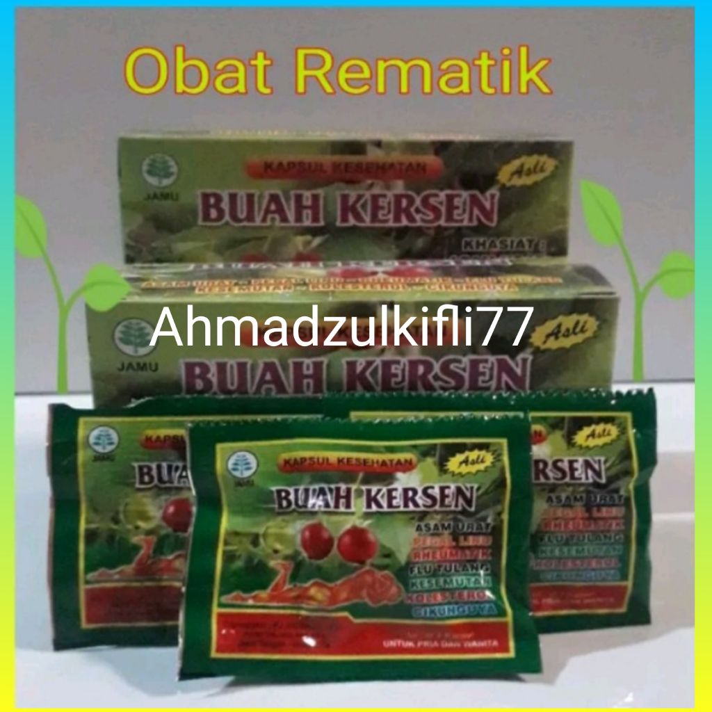 Obat rematik-Kapsul buah kersen 30 kotak