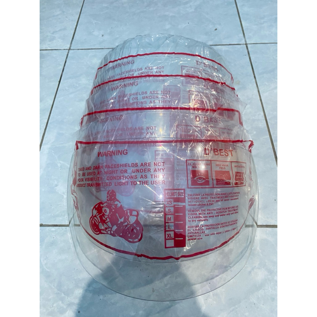 kaca helm trx fullface