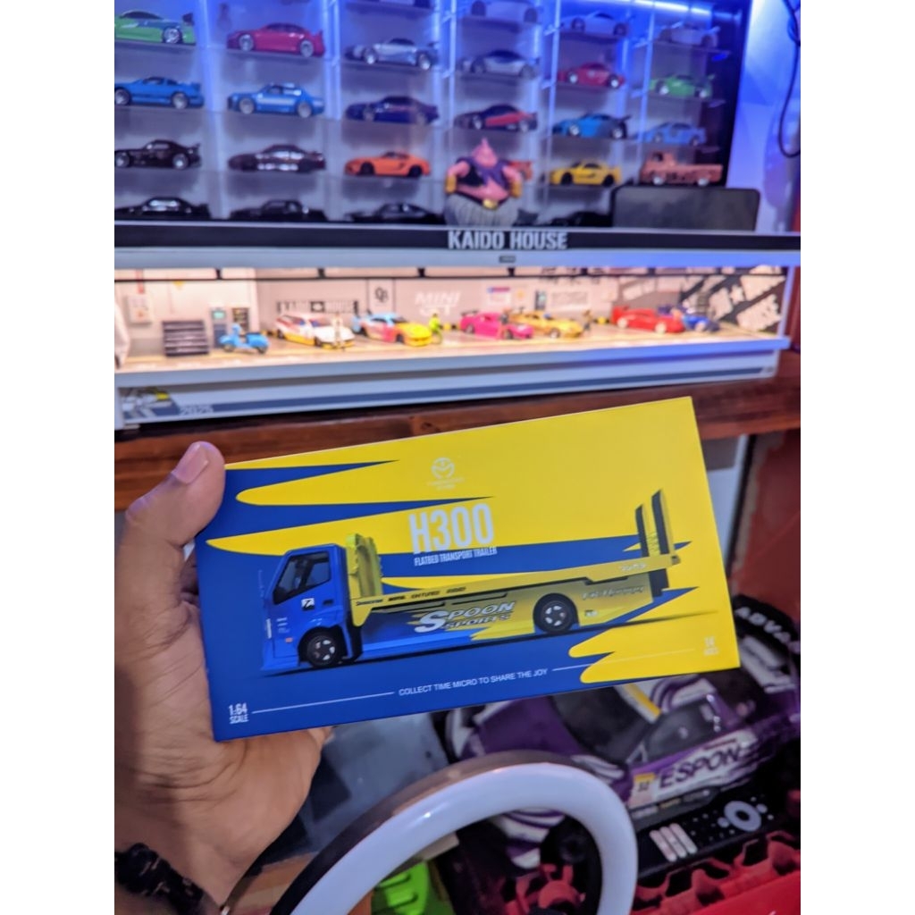 Flatbed towing 1/64 time micro spoon
