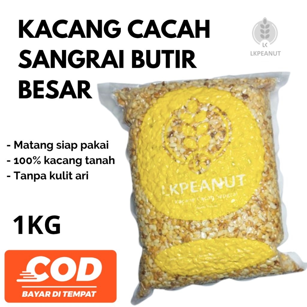 

KACANG TANAH CACAH SANGRAI BUTIR BESAR 1KG