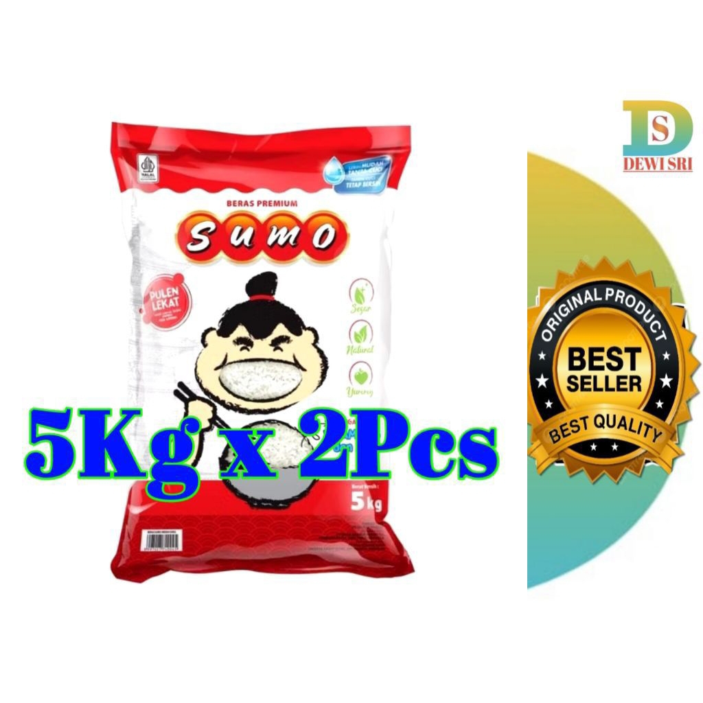 

BERAS SUMO MERAH PREMIUM 5 Kg x 2 Pcs