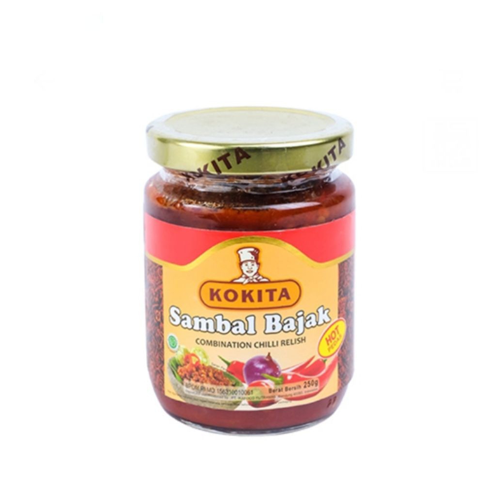 

kokita sambal bajak pedas botol 200 gr