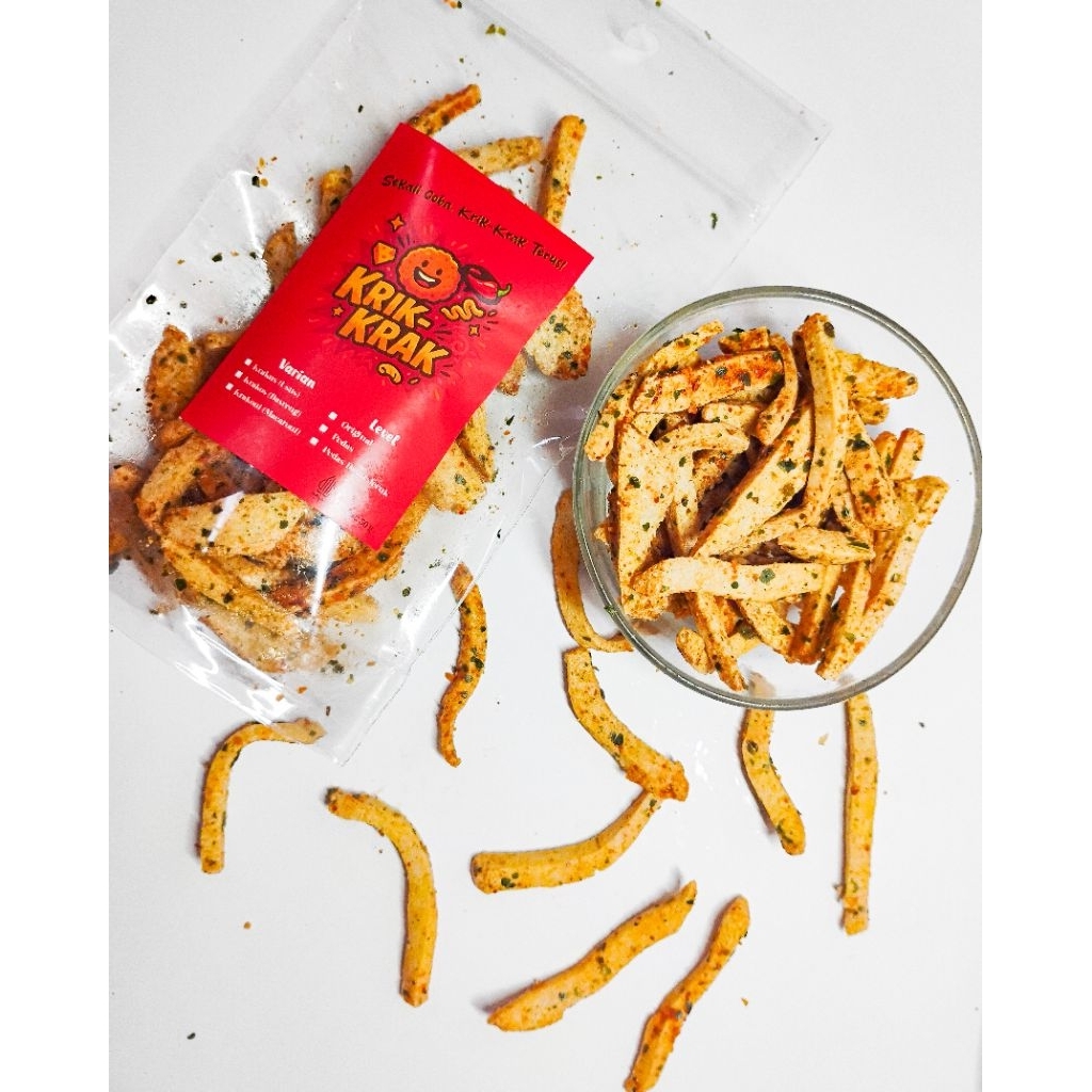 

Basreng Bakso Goreng Viral Daun Jeruk Pedas - 50gr