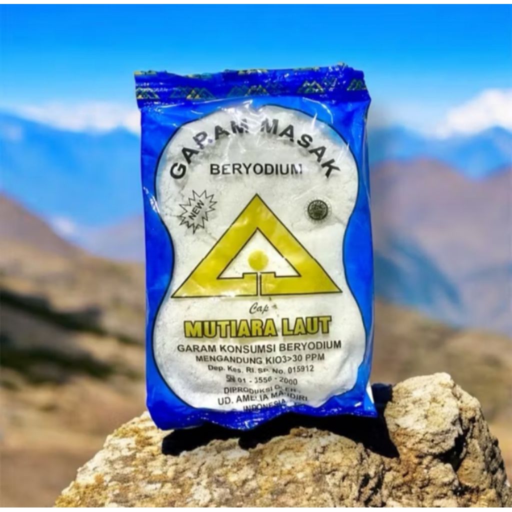 

Garam masak halus beryodium/ bumbu dapur Cap Mutiara laut ( 100gram)
