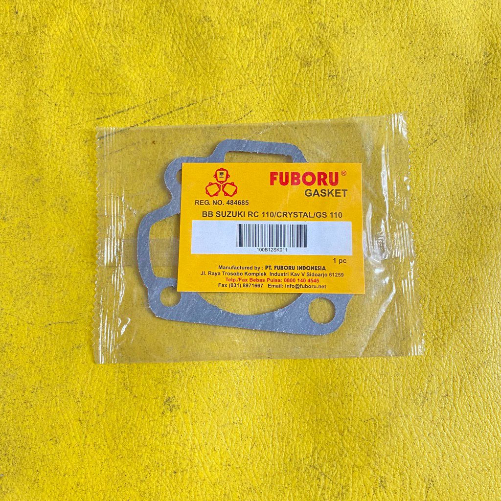 paking Perpak gasket blok Cylinder bawah Suzuki Rc110 crystal tornado