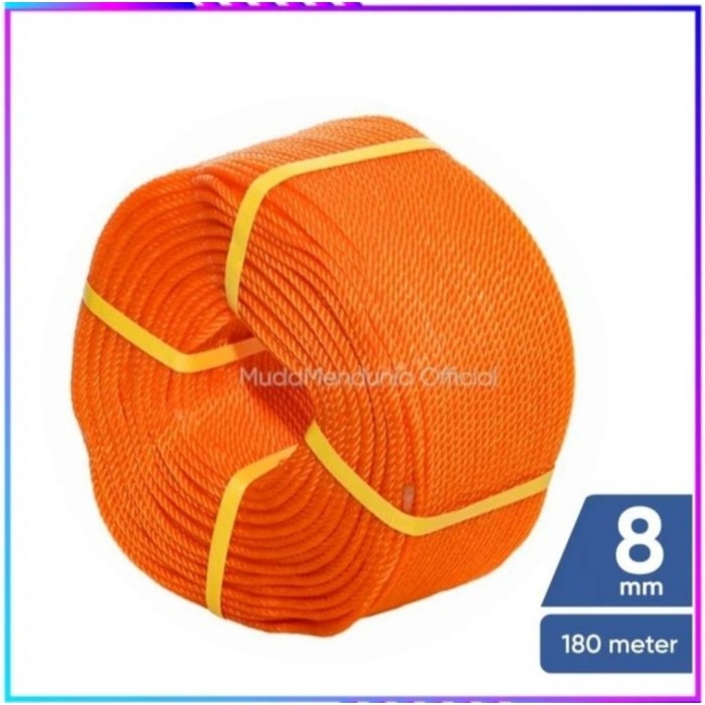 

Tali tambang PE 8mm per roll