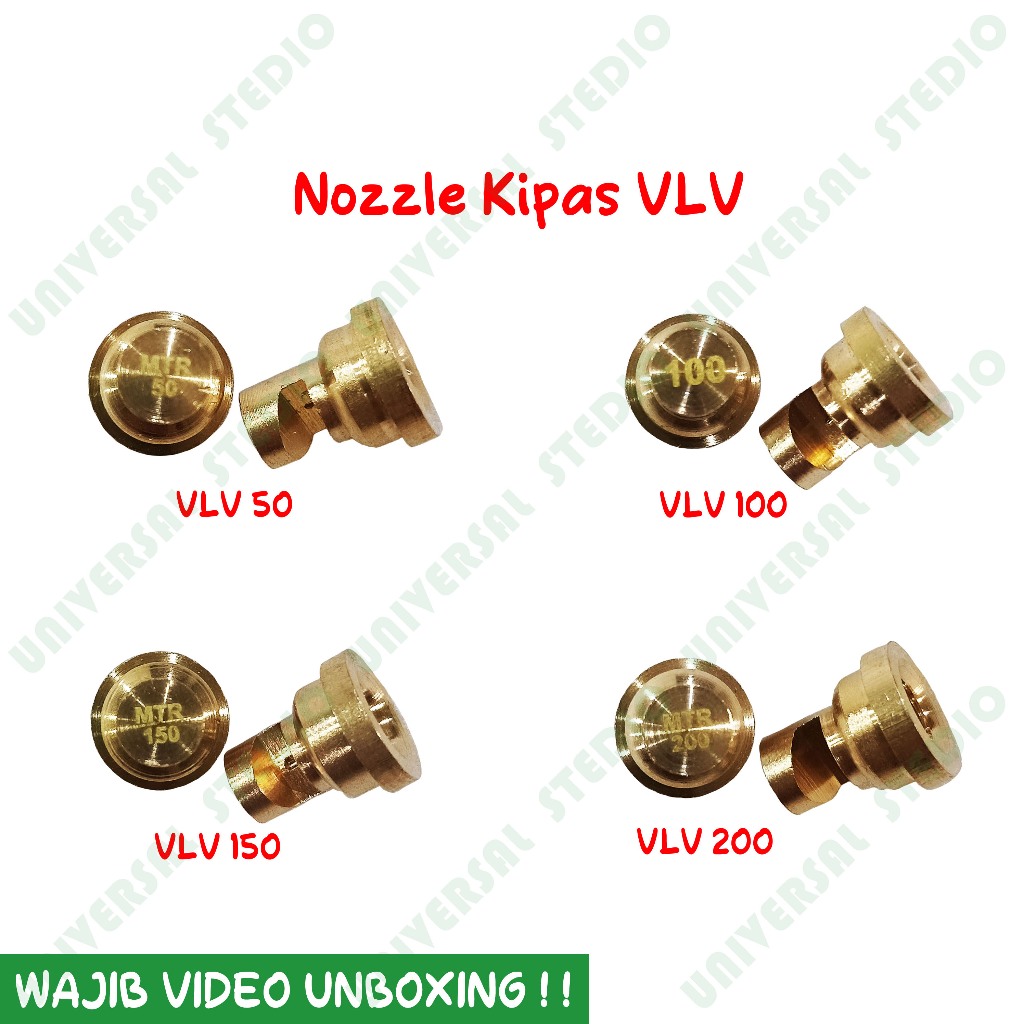 Nozzle Spuyer Tembak Pompa Hama Manual Elektrik Model Kipas VLV 50 VLV 100 VLV 150 VLV 200