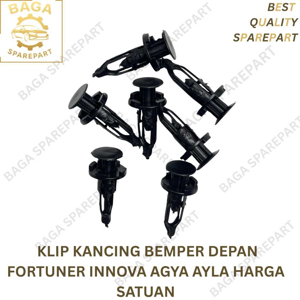 KLIP KANCING BEMPER DEPAN MOBIL INNOVA FORTUNER AGYA AYLA HARGA SATUAN