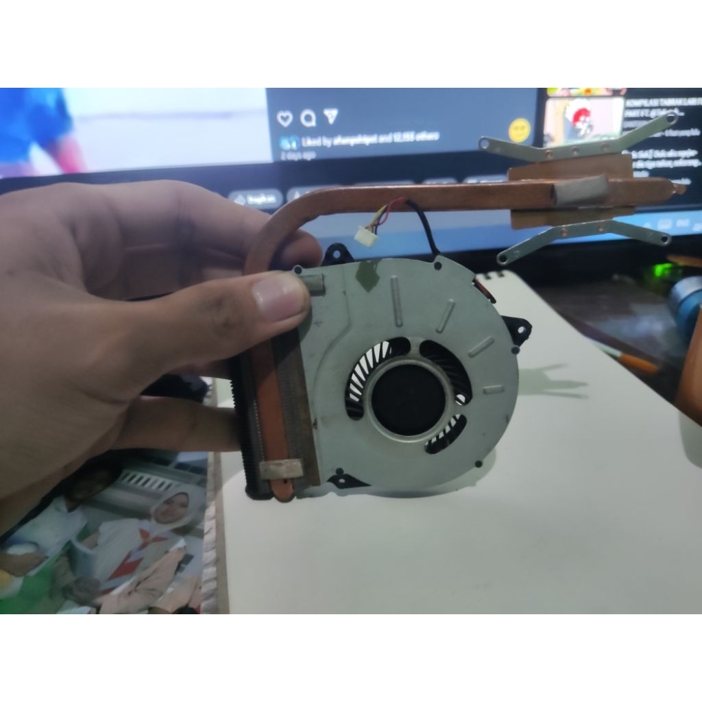 kipas + heatsink/vappor Chamber Lenovo g40 70