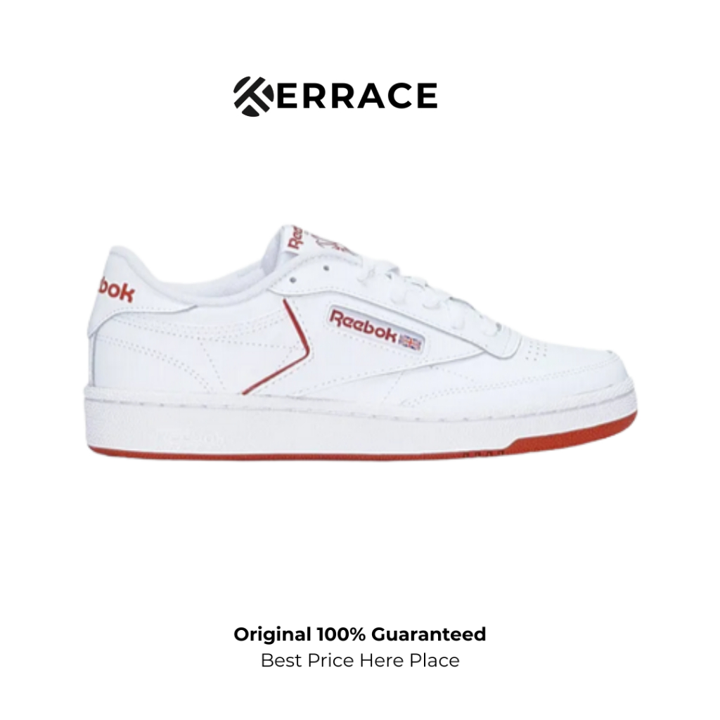 Sepatu Reebok Club C 85 White Red