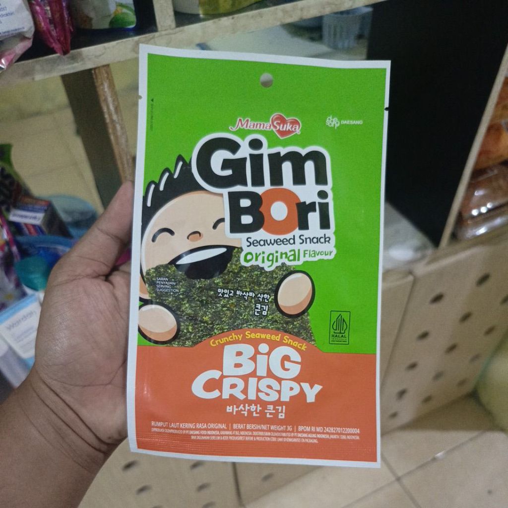 

Mamasuka rumput laut Gimbori Big crispy