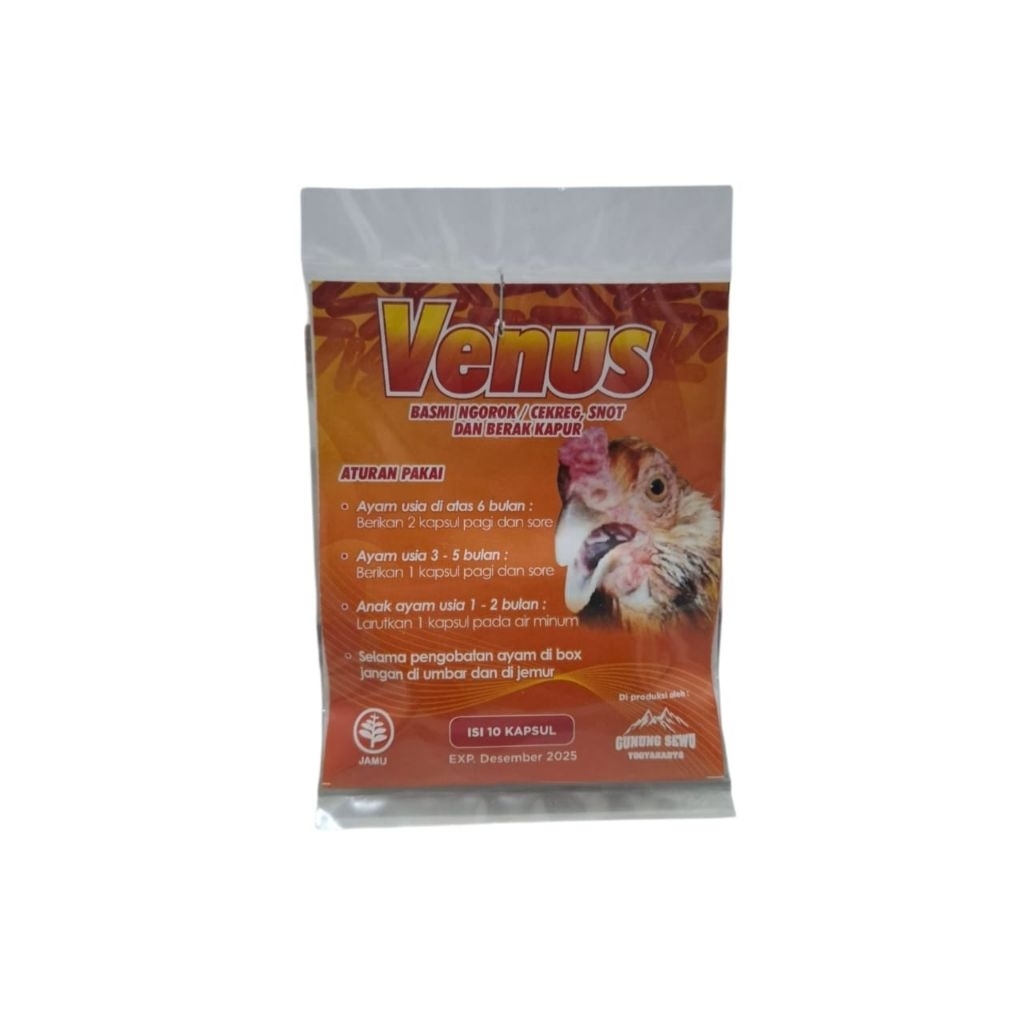 obat ayam sakit Venus obat ayam ngorok cekrek snot dan pencernaan