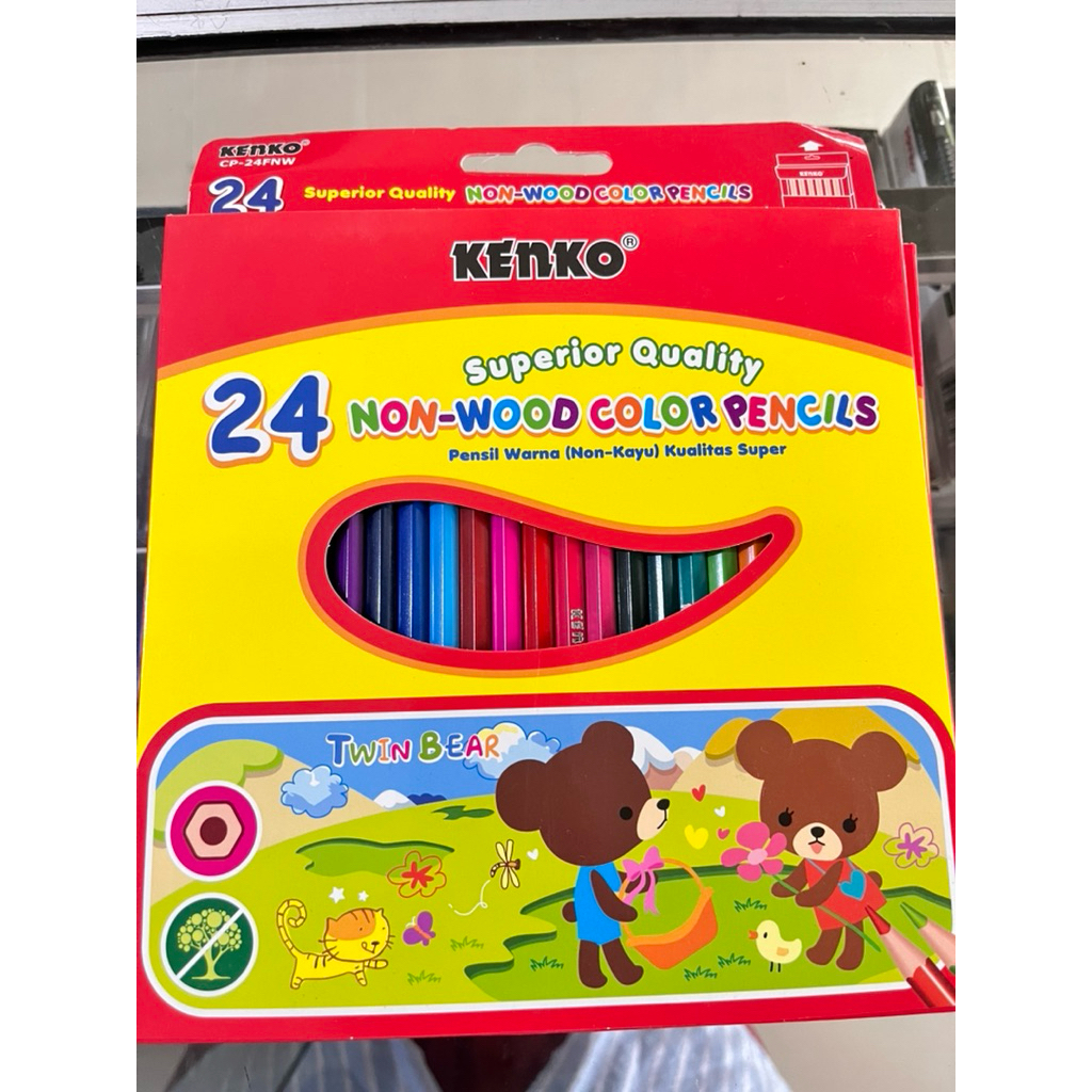 

Pensil Warna KENKO 24 warna ( Uk Panjang )