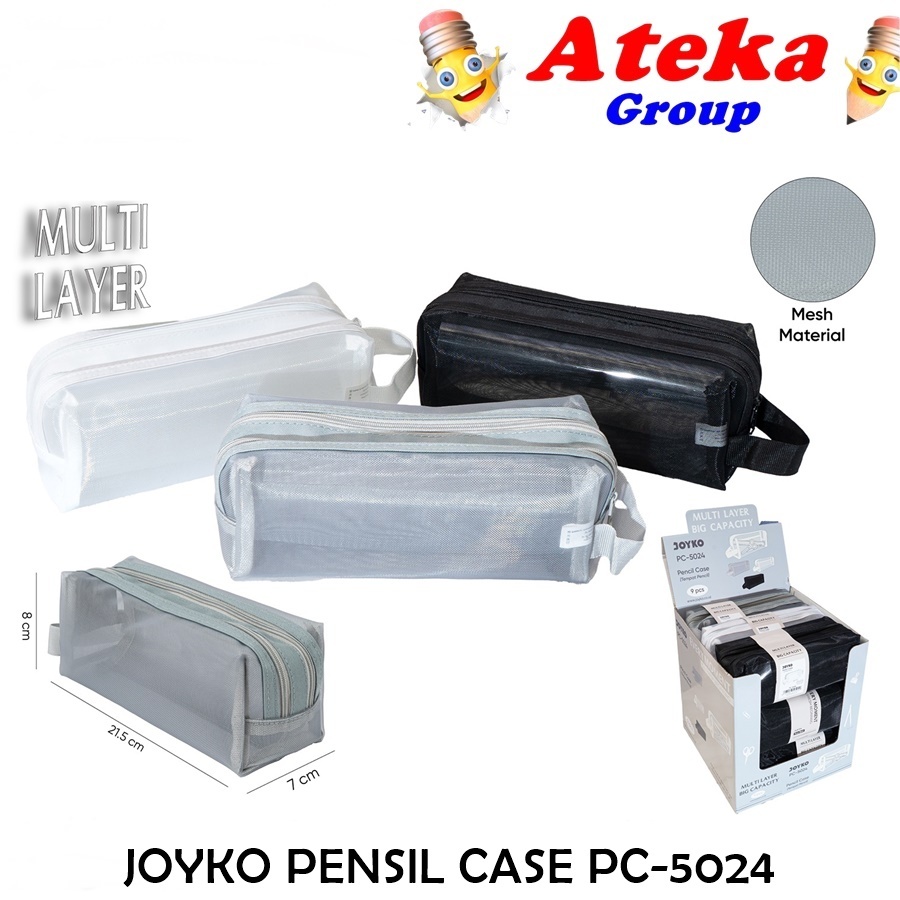 

[1 PCS] JOYKO PENSIL CASE PC-5024 TEMPAT PENSIL