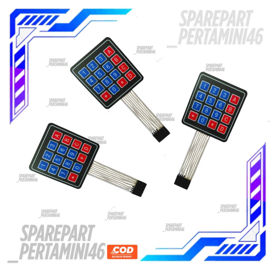Keypad Pom Mini Digital Keypad Tombol Pertamini Digital