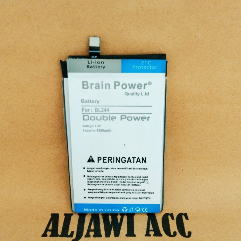 Baterai Batre Battery For Lenovo Vibe P1 Turbo P1A42 BL-244  Doubel Power Battery