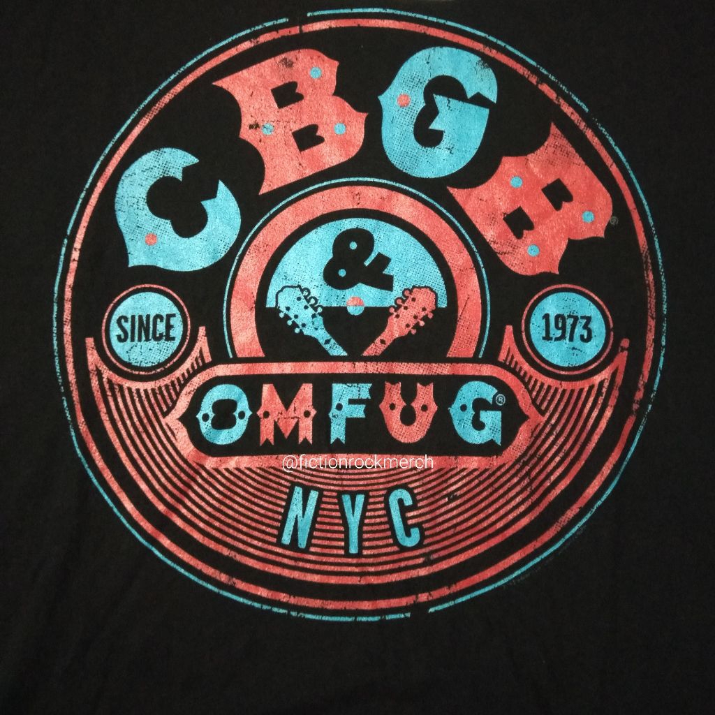 Kaos Musik CBGB import original Size LARGE - Omfug NYC