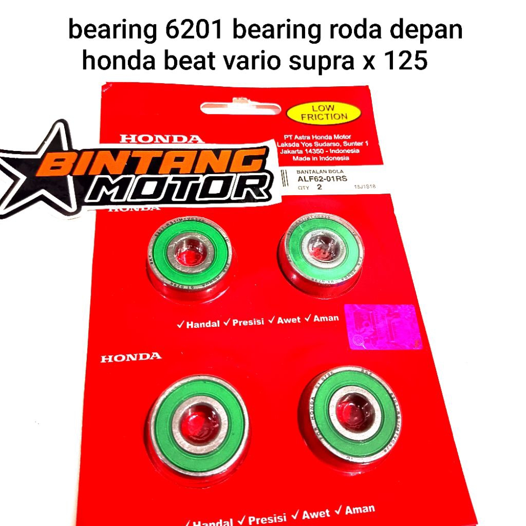 bearing 6201 bearing roda depan honda beat vario supra x 125